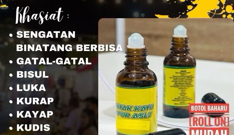 Minyak Kayu Kapur Asli