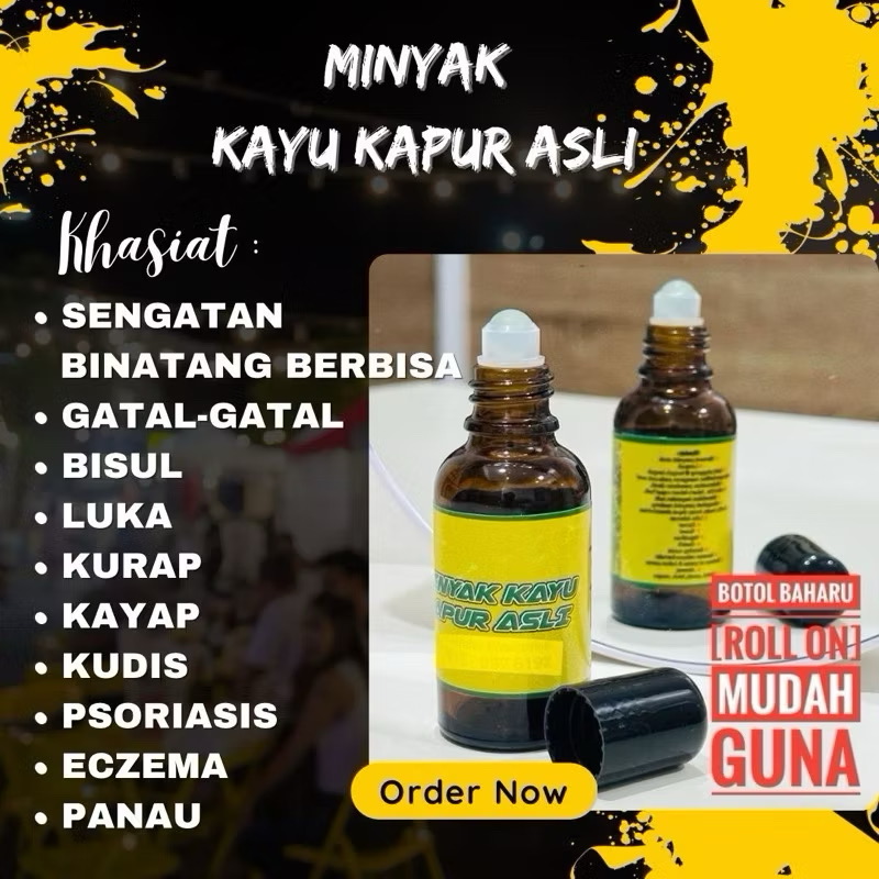 Minyak Kayu Kapur Asli